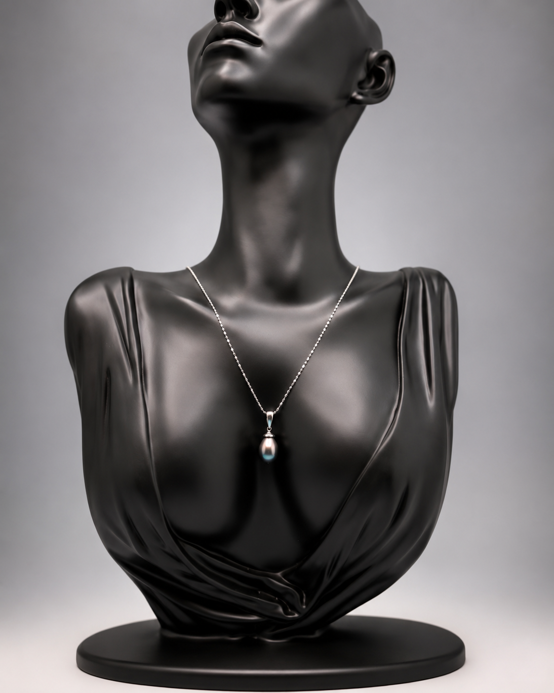 ✨ 14K White Gold Tahitian Pearl Pendant Necklace – Timeless Luxury & Elegance ✨