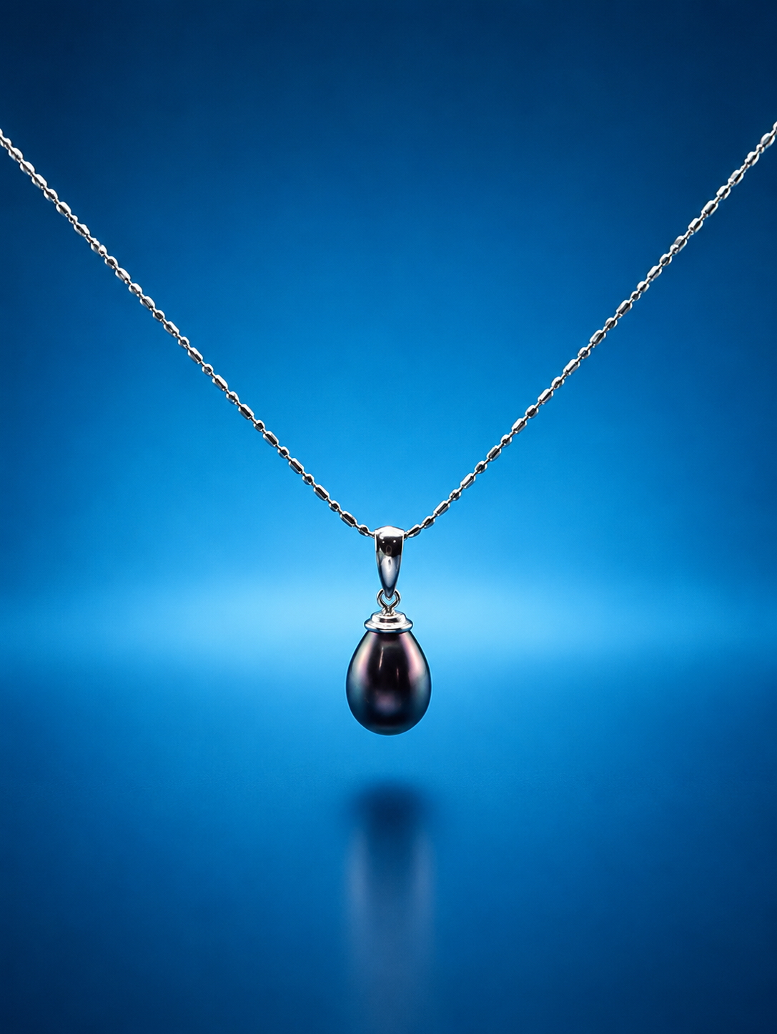 ✨ 14K White Gold Tahitian Pearl Pendant Necklace – Timeless Luxury & Elegance ✨